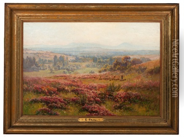 Countryside Landscape Oil Painting - Edouard Pail