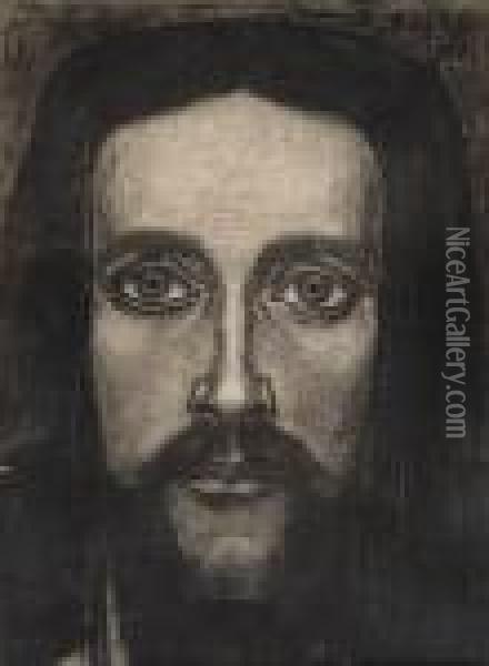 Christ Oil Painting - Jan Toorop