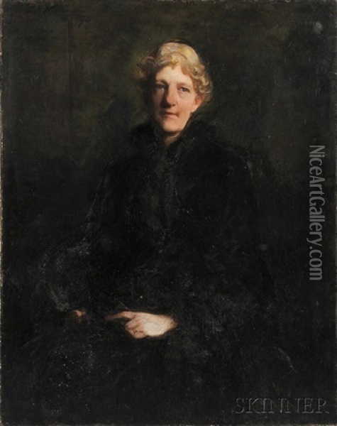 Portrait Of Helen Bigelow Merriman Oil Painting - Abbott Handerson Thayer