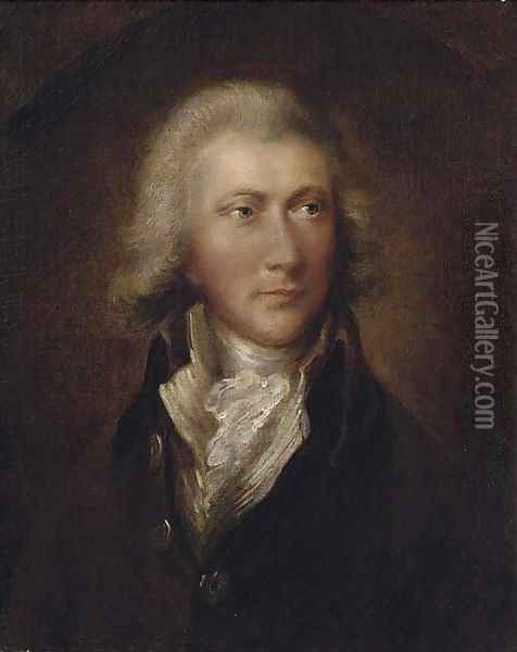 Portrait of a gentleman 2 Oil Painting - Dupont Gainsborough