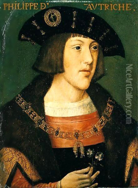 Portrait Of The Emperor Charles V Oil Painting - Orley, Bernard van