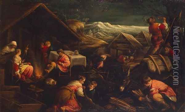 Winter 2 Oil Painting - Francesco, II Bassano