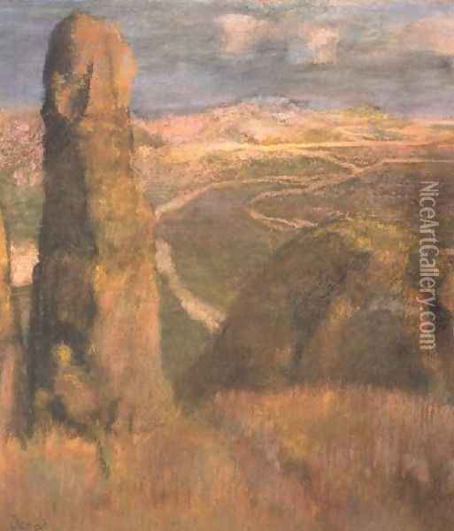 Landscape 2 Oil Painting - Edgar Degas