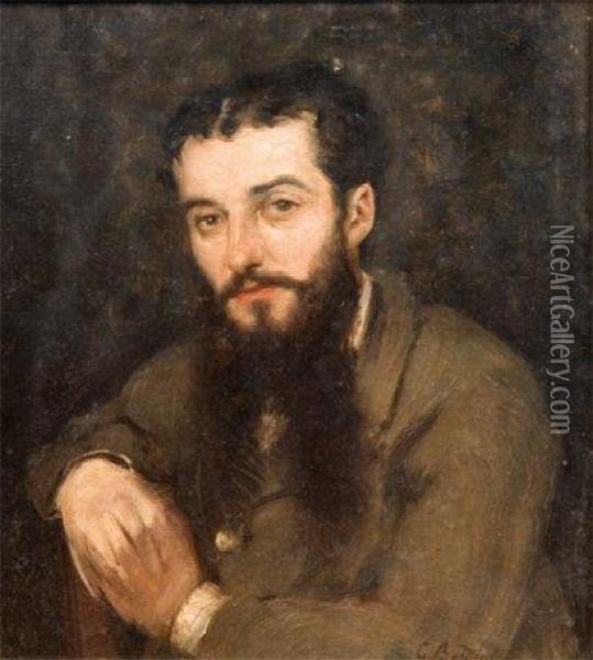 Portrait Du Peintre Alessandro Lanfredin Oil Painting - Giovanni Boldini