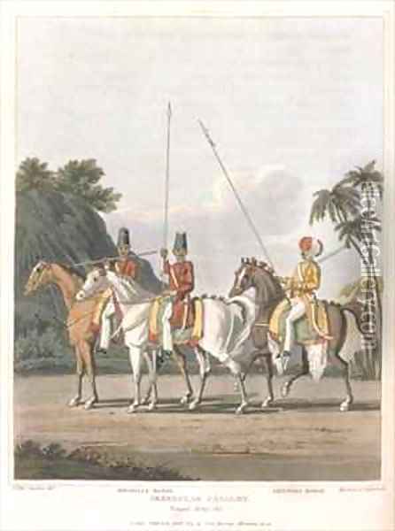 Irregular Cavalry Bengal Army Oil Painting - Fitzclarence, George Augustus