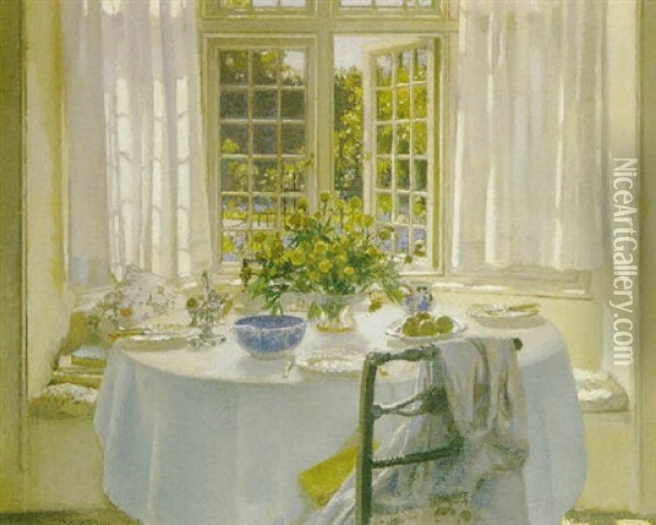 The Morning Room Oil Painting - Patrick William Adam