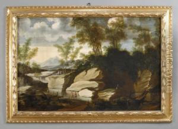 Paesaggio 
Arcadico Oil Painting - Jacob De Heusch