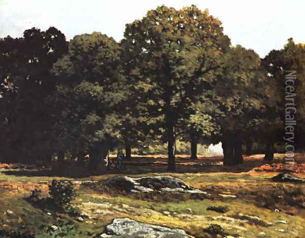 Kastanienallee in La Celle-Saint-Cloud Oil Painting - Alfred Sisley