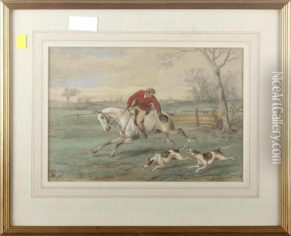 Hunting Scenes Oil Painting - William Henry Wheelwright