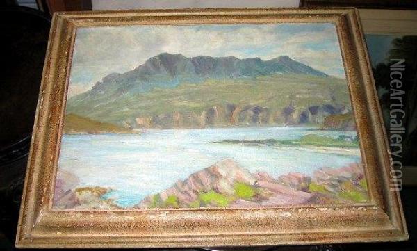 Rosshire Bay View Oil Painting - John Cameron
