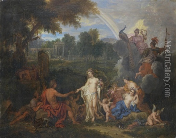 The Judgement Of Paris Oil Painting - Victor Honore Janssens