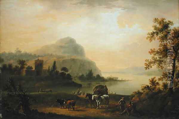 The Morning, 1773 Oil Painting - Johann Jacob Tischbein
