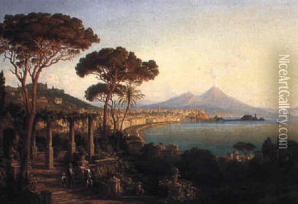 Naples From Vomero Oil Painting - Henry Jackel