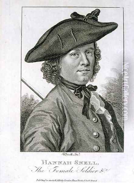 Hannah Snell, the Female Soldier, published by R.S. Kirby, 1804 Oil Painting - G. Scott