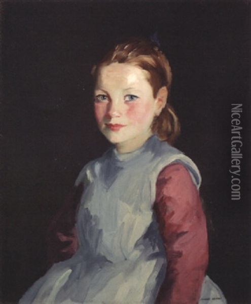 Irish Girl Oil Painting - Robert Henri