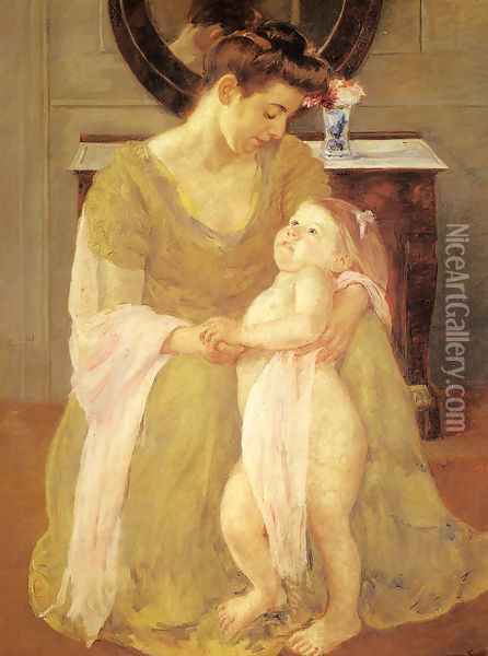 Mother And Child X Oil Painting - Mary Cassatt