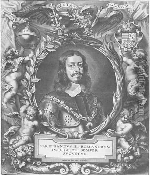 Portrait of Ferdinand III Holy Roman Emperor Oil Painting - Anselmus van Hulle