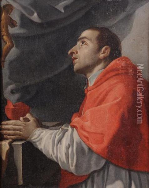 San Carlo Borromeo Oil Painting - Francesco Trevisani