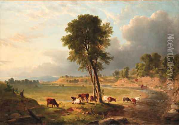 Untitled Oil Painting - Asher Brown Durand