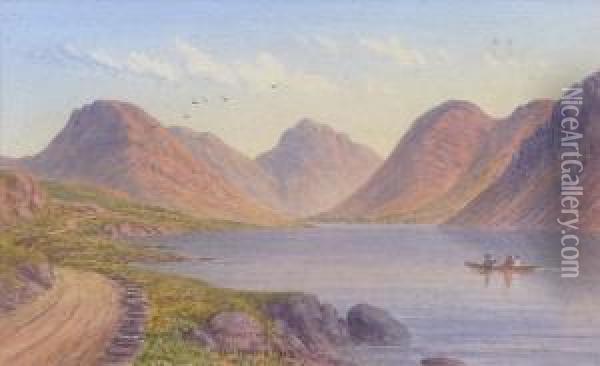 Wast Water Oil Painting - William Taylor Longmire