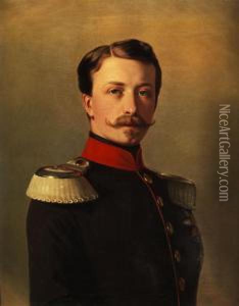Portrait Des Grossherzog Friedrich I. Von Baden Oil Painting - Rudolf Epp
