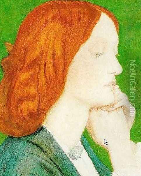 Elizabeth Siddal3 Oil Painting - Dante Gabriel Rossetti
