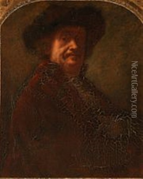 The Artist's Self-portrait Oil Painting -  Rembrandt van Rijn