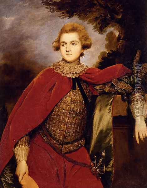 Portrait Of Lord Robert Spencer Oil Painting - Sir Joshua Reynolds