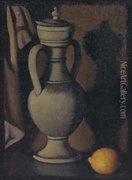 Natura Morta, (1925) Oil Painting - Piero Marussig