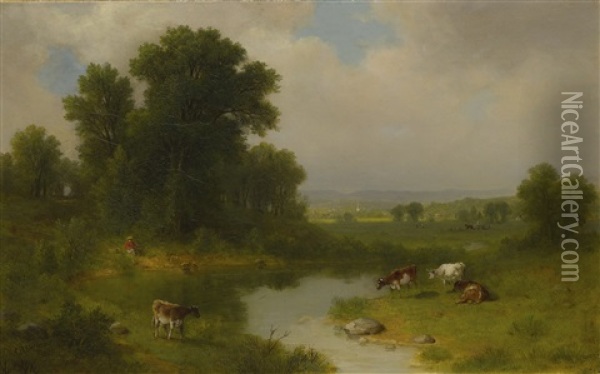 New Jersey Landscape Oil Painting - Asher Brown Durand