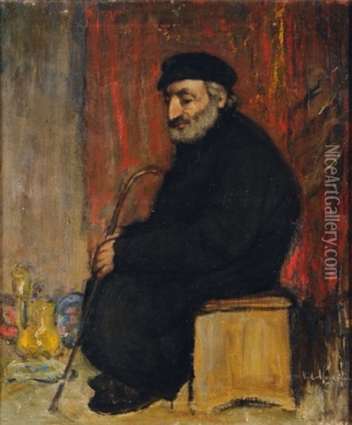Le Petit Juif Oil Painting - Victor Charles Hageman