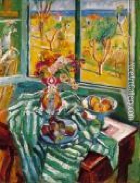 Studio Still-life In Southern France Oil Painting - Andor Basch