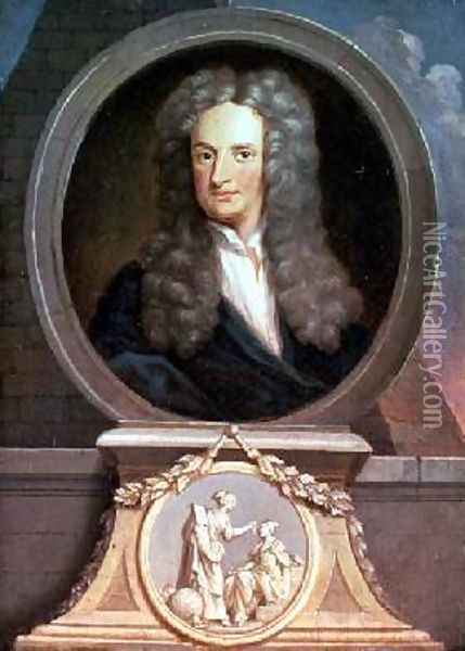 Sir Isaac Newton Oil Painting - Charles Robert Leslie