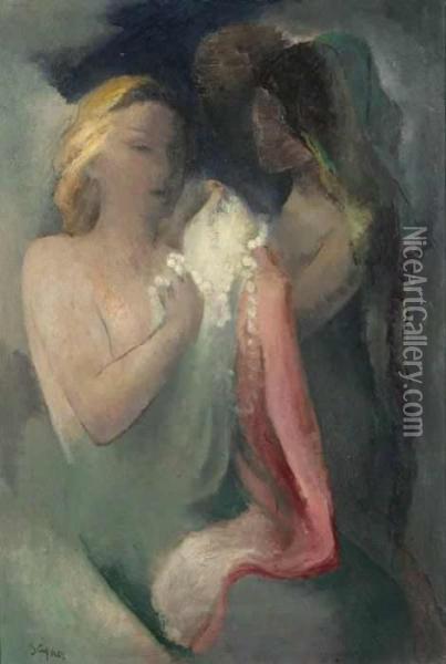 Wedding Gifts Oil Painting - Augustin Sagner