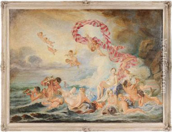 The Birth Of Venus Oil Painting - Francois Boucher