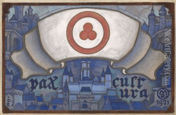Banner Of Peace Oil Painting - Nikolai Konstantinovich Roerich