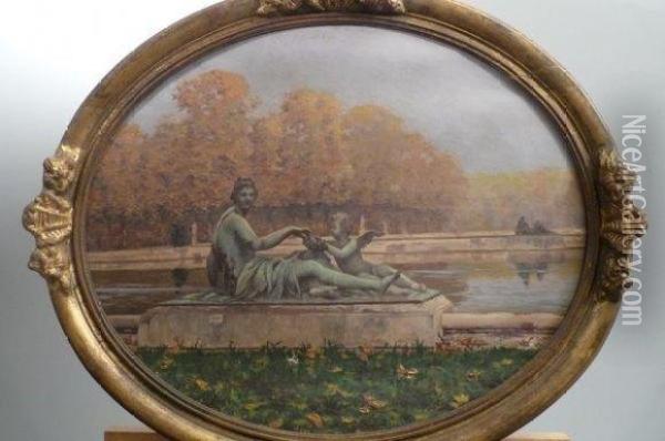 Naiade, Bassin A Versailles Oil Painting - Paul Louis Bouchard
