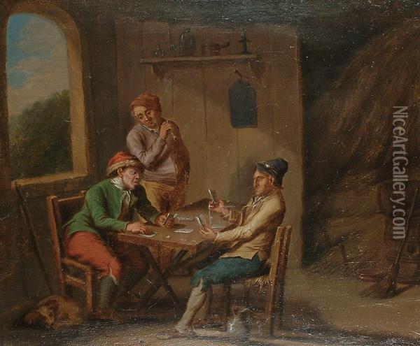 The Winning Move Oil Painting - David The Younger Teniers