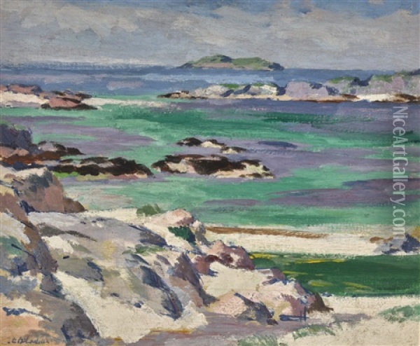 The North Bay Oil Painting - Francis Campbell Boileau Cadell