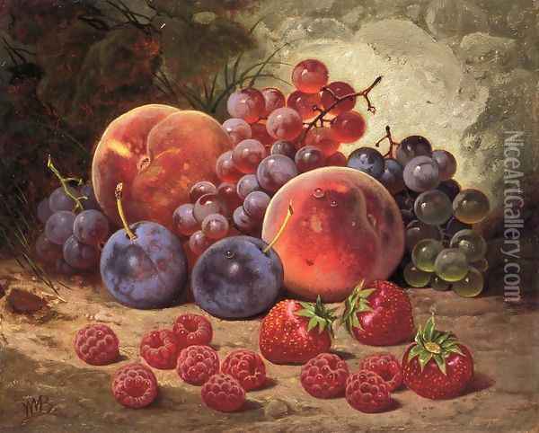 Fruits of Summer Oil Painting - William Mason Brown