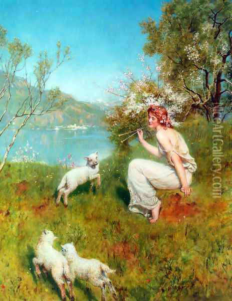 Spring Oil Painting - John Maler Collier