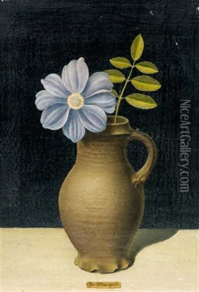 Blumenstillleben Oil Painting - Josef Mangold