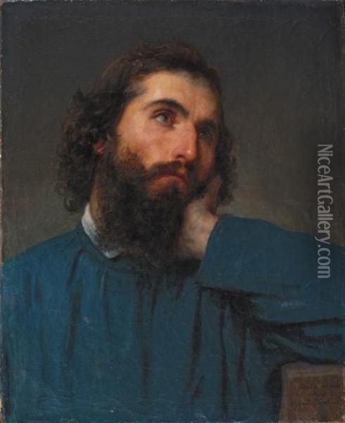 Ritratto Virile Oil Painting - Francesco Paolo Hayez