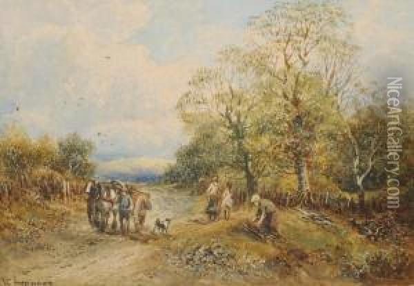 Road Near Windermere Oil Painting - William Manners