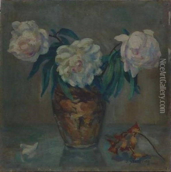 Bouquet De Fleurs Oil Painting - Sam Granowsky