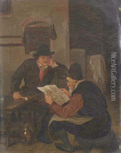 Kartercelter Vonboga; Zeitaings, A Pair Oil Painting - Adriaen Jansz. Van Ostade
