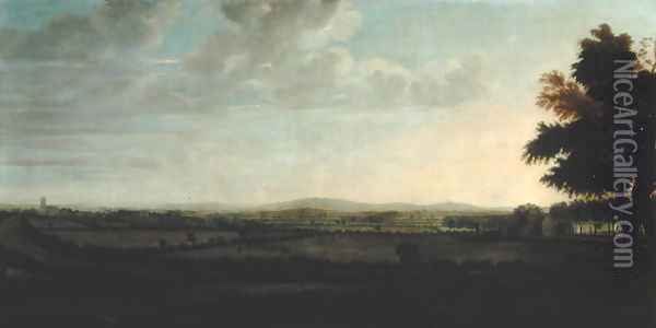 Knowsley Village, from Walton Oil Painting - William E. Winner