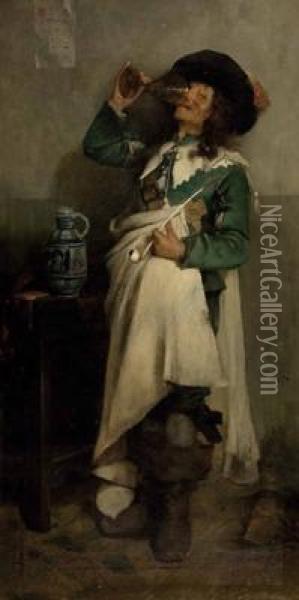 Zechender Musketier Oil Painting - Frederick Williams Davis