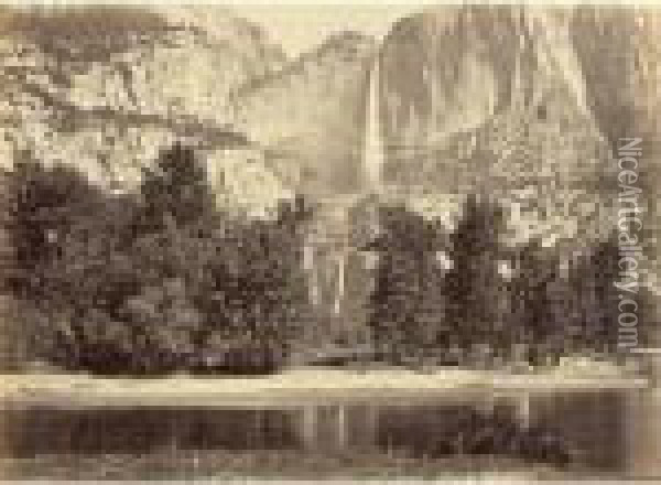 'yosemite Falls, 2,634 Feet, {front View.} Yosemite