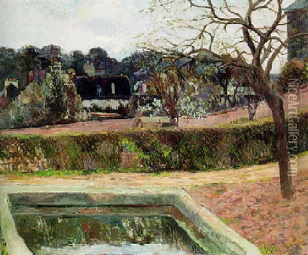 Le Bassin Carre Oil Painting - Paul Gauguin